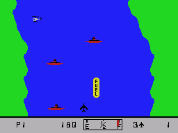 River Raid screenshot 3 for MSX
